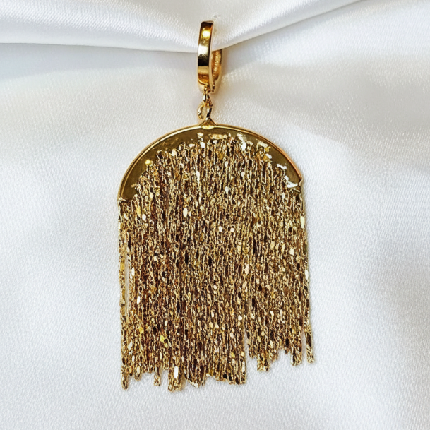 Gold Tassel Earrings