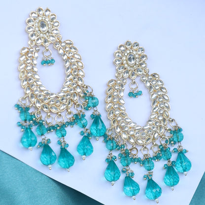 Green Palak Earrings