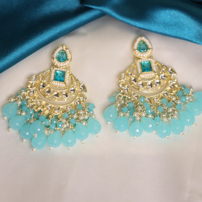 Turquoise Charvi2 Earrings