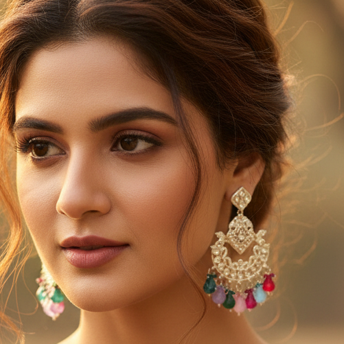 Multicolor Farida Chandbalis