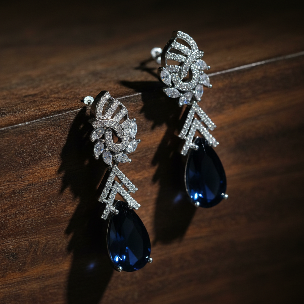 Royal Blue Olivia Danglers