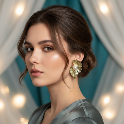 Silver Leaf Earrings