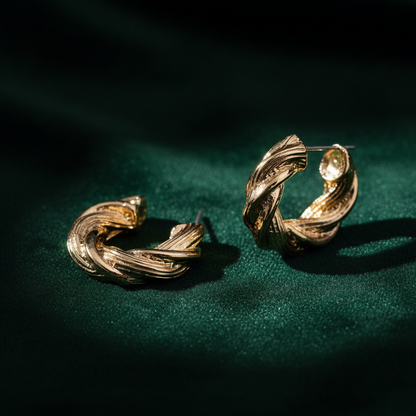 Gold Abhi Earrings
