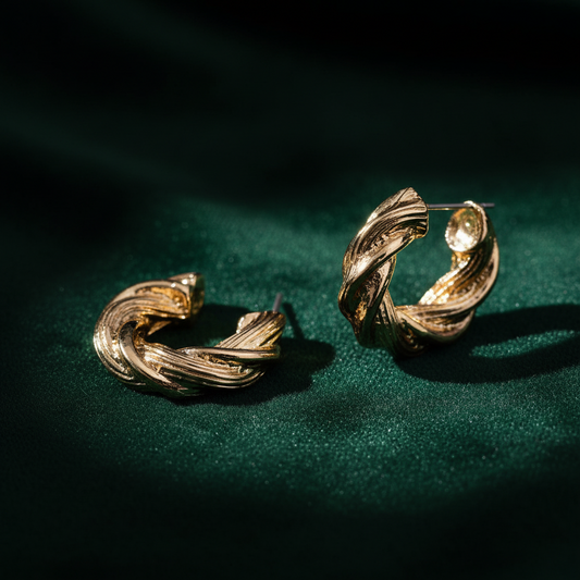 Gold Abhi Earrings