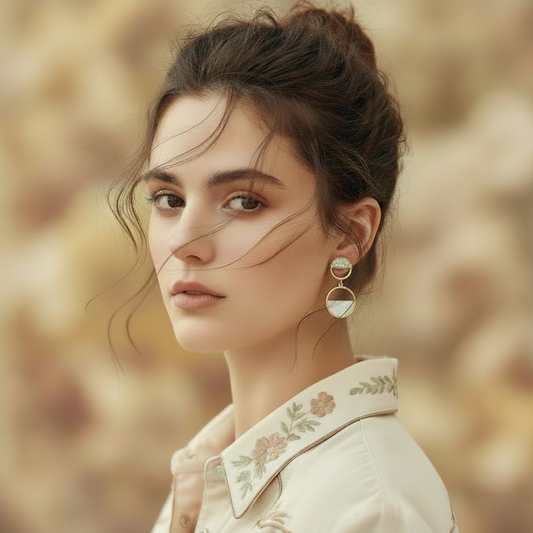 Gold Rim Earrings