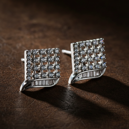 Silver Sana Studs