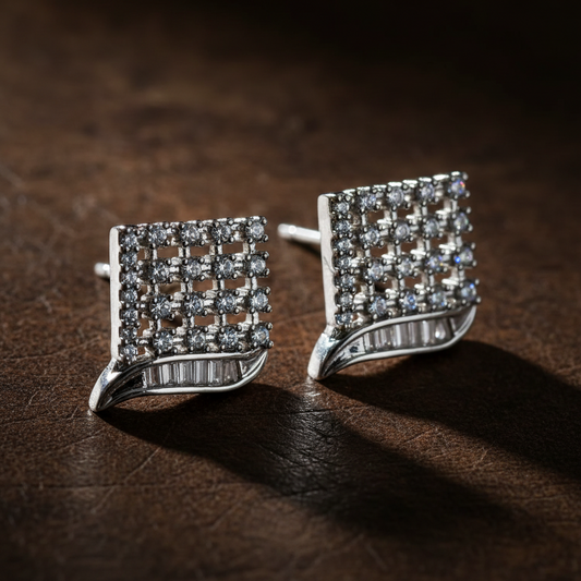 Silver Sana Studs