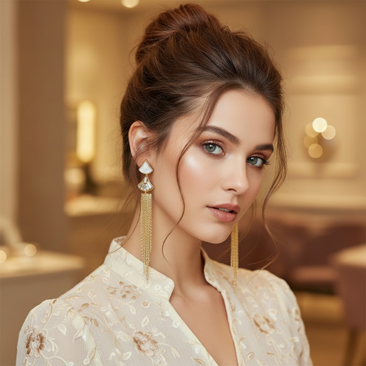 Gold Saaj Earrings