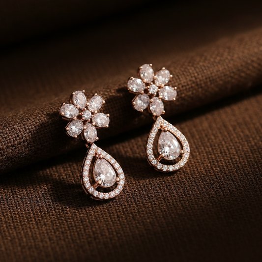 Silver Lia Drops Earrings