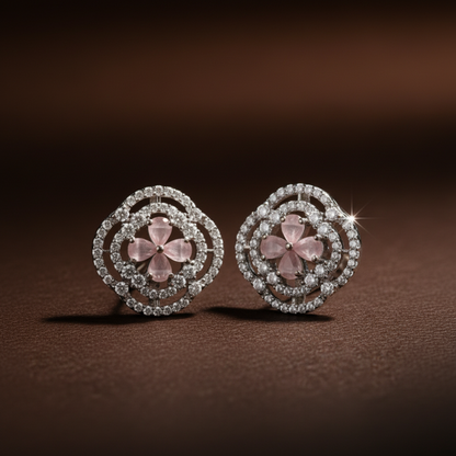 Pink Jaya Studs