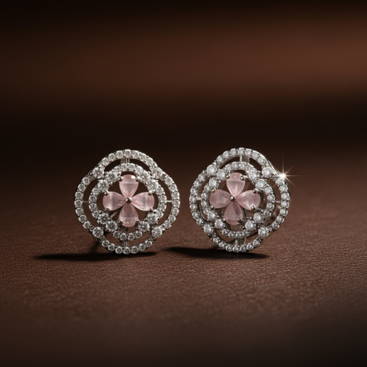 Pink Jaya Studs