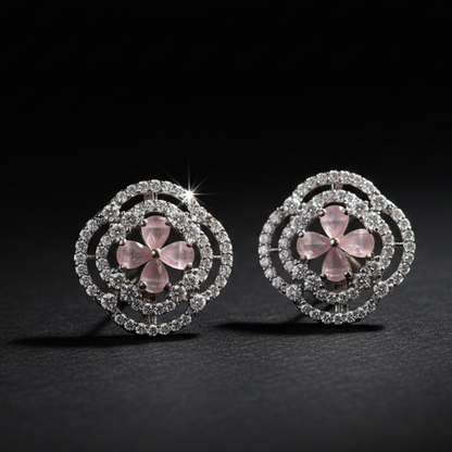 Pink Jaya Studs