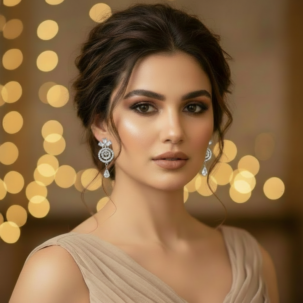 Silver Emelie Earrings