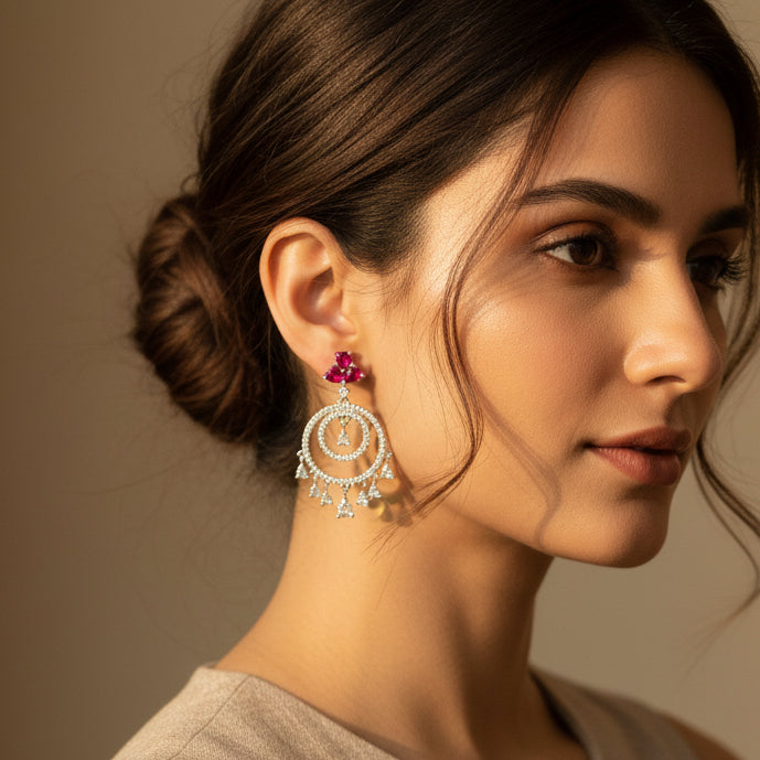 Pink Tess Earrings