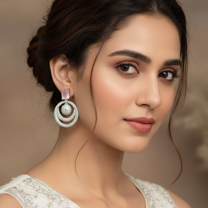 Pink Moon AD Earrings
