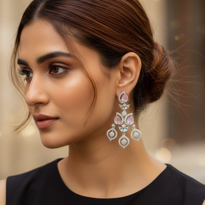 Pink Tiana Earrings