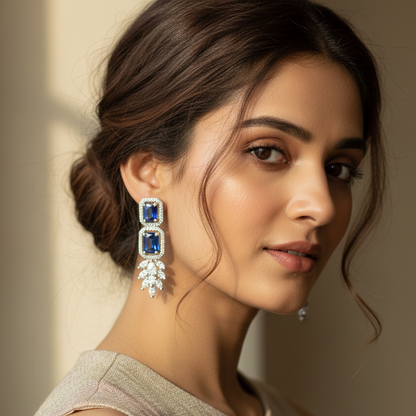 Royal Blue Blaire Earrings