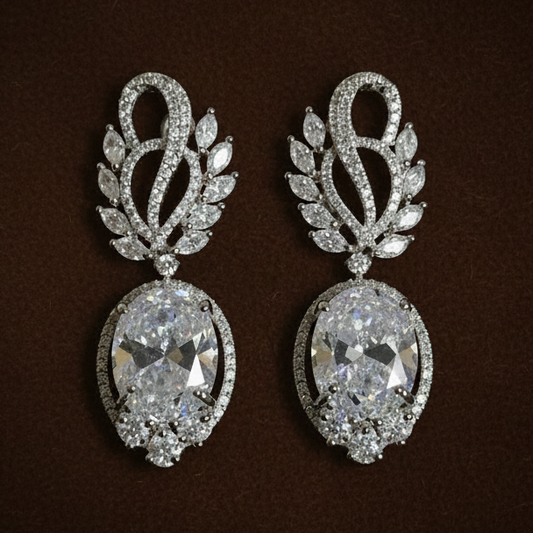 White Aria Earrings