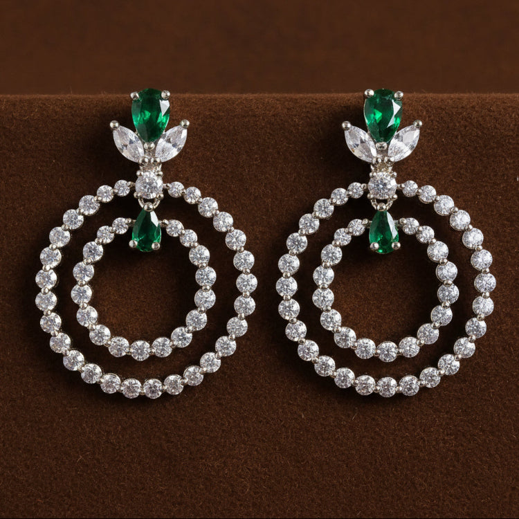 Green Skye Earrings