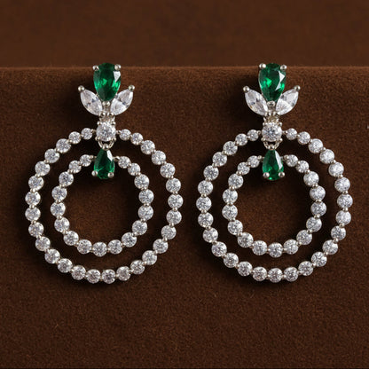 Green Skye Earrings