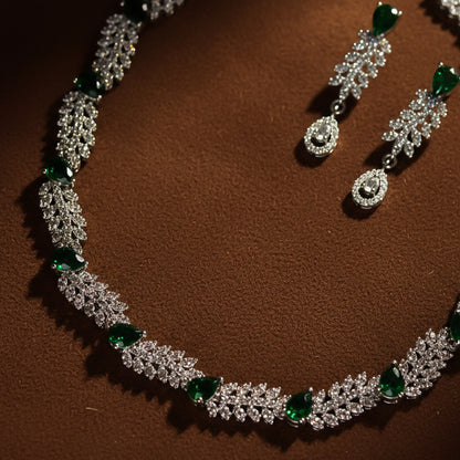 Green Kavya Necklace Set