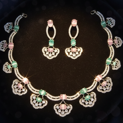 Multicolor Adara Necklace Set