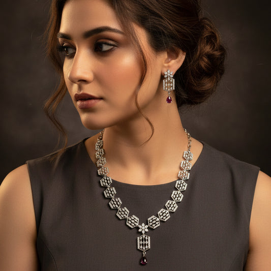 Pink Layla Necklace Set