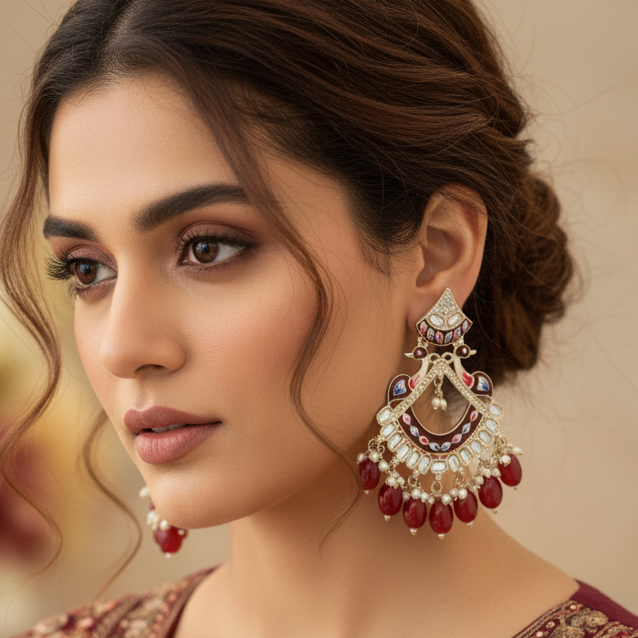 Maroon Anaya Chandbalis