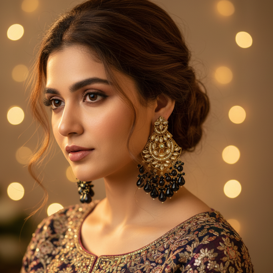 Black Arti Earrings