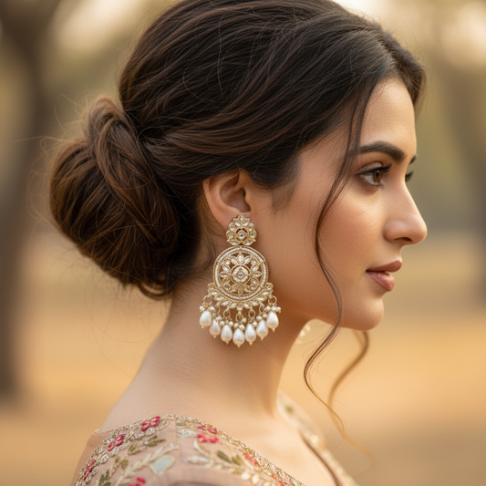 Ivory Preet Chandbali