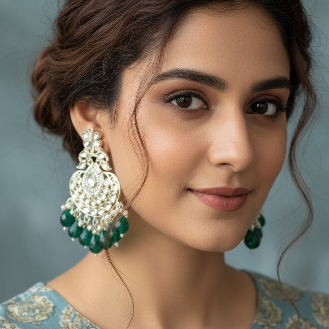 Green Preet Chandbali