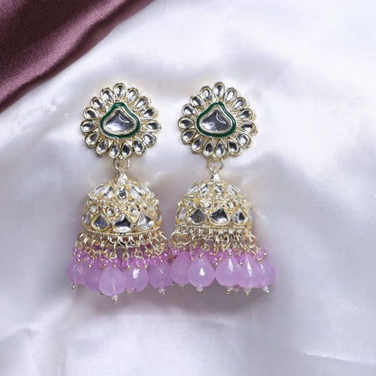 Lavender Rakhi Jhumka