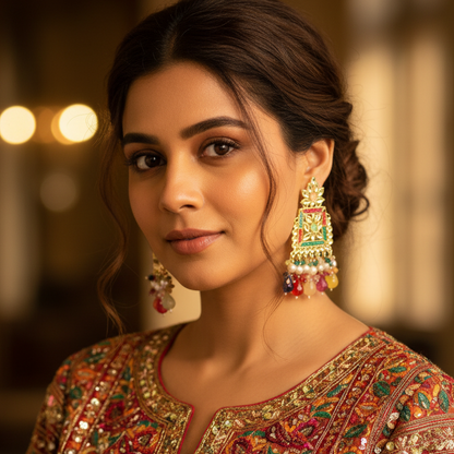 Multicolor Netra Earrings