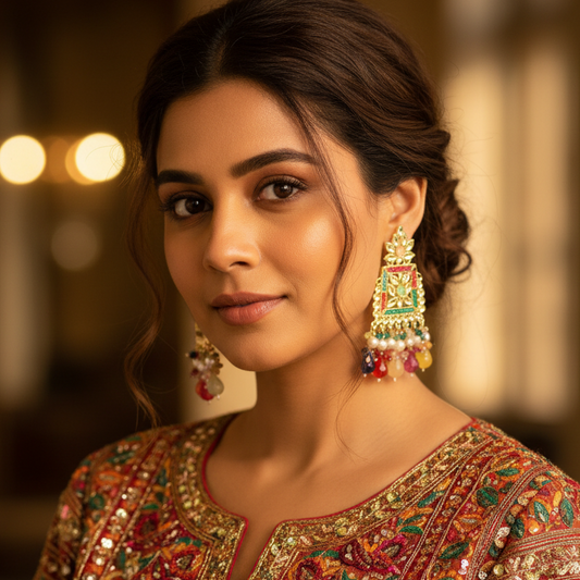 Multicolor Netra Earrings